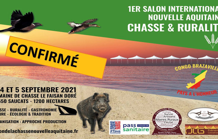 Le 1er salon Chasse & Ruralité en Nouvelle-Aquitaine aura bien lieu les 3, 4, et 5 septembre : photo 1